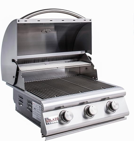Blaze Prelude LBM 3-Piece 32-Inch Propane Outdoor Kitchen Package - BLZ-4LBM-LP-3PC-SC