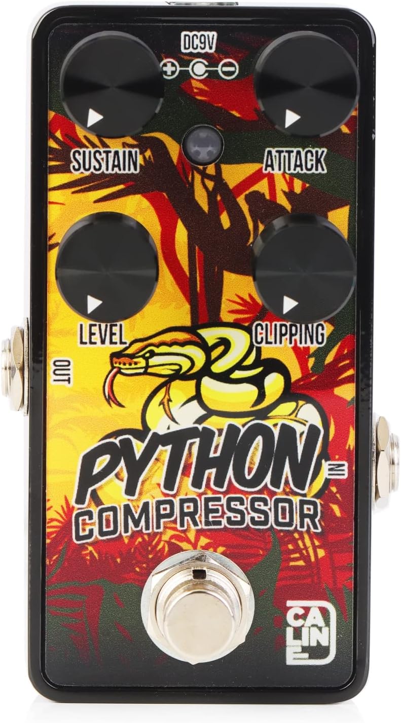 Caline G012 Python Compressor Guitar Effect Pedal Aluminum