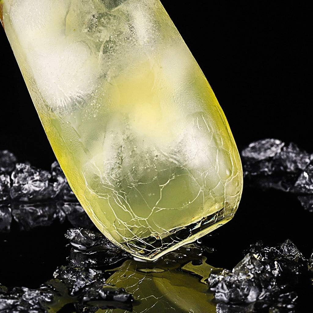 Glass Cups Clear Glass Cups Drinking Tumblers Great for Latte Tea Cocktails Soft Drinks Sodas Juices(2pcs) Drinking Glasses