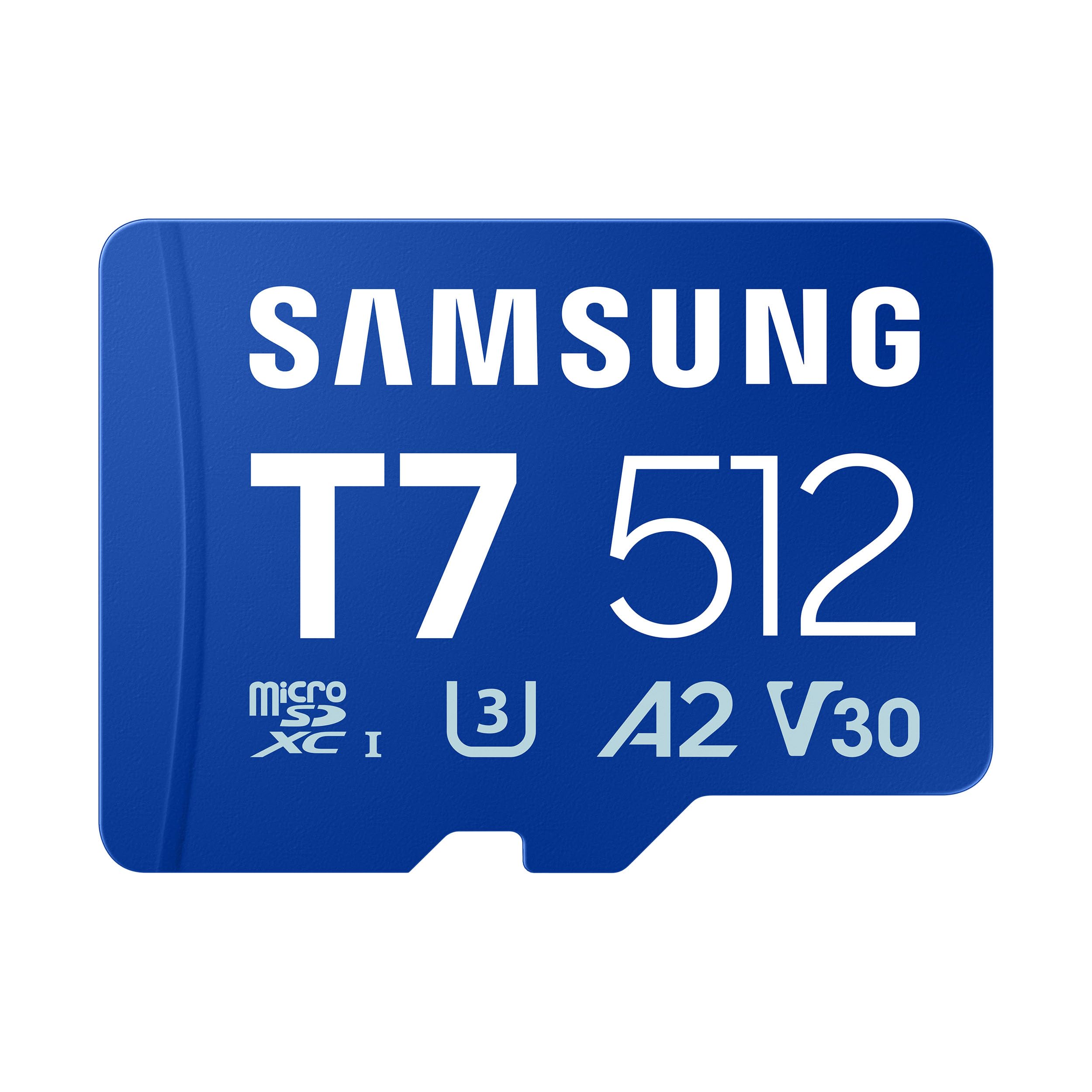Samsung microSDXC T7 512GB, Transfer 512GB