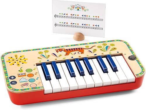 DJECO Sintetizador Animambo Instrumento Musical Bronceado