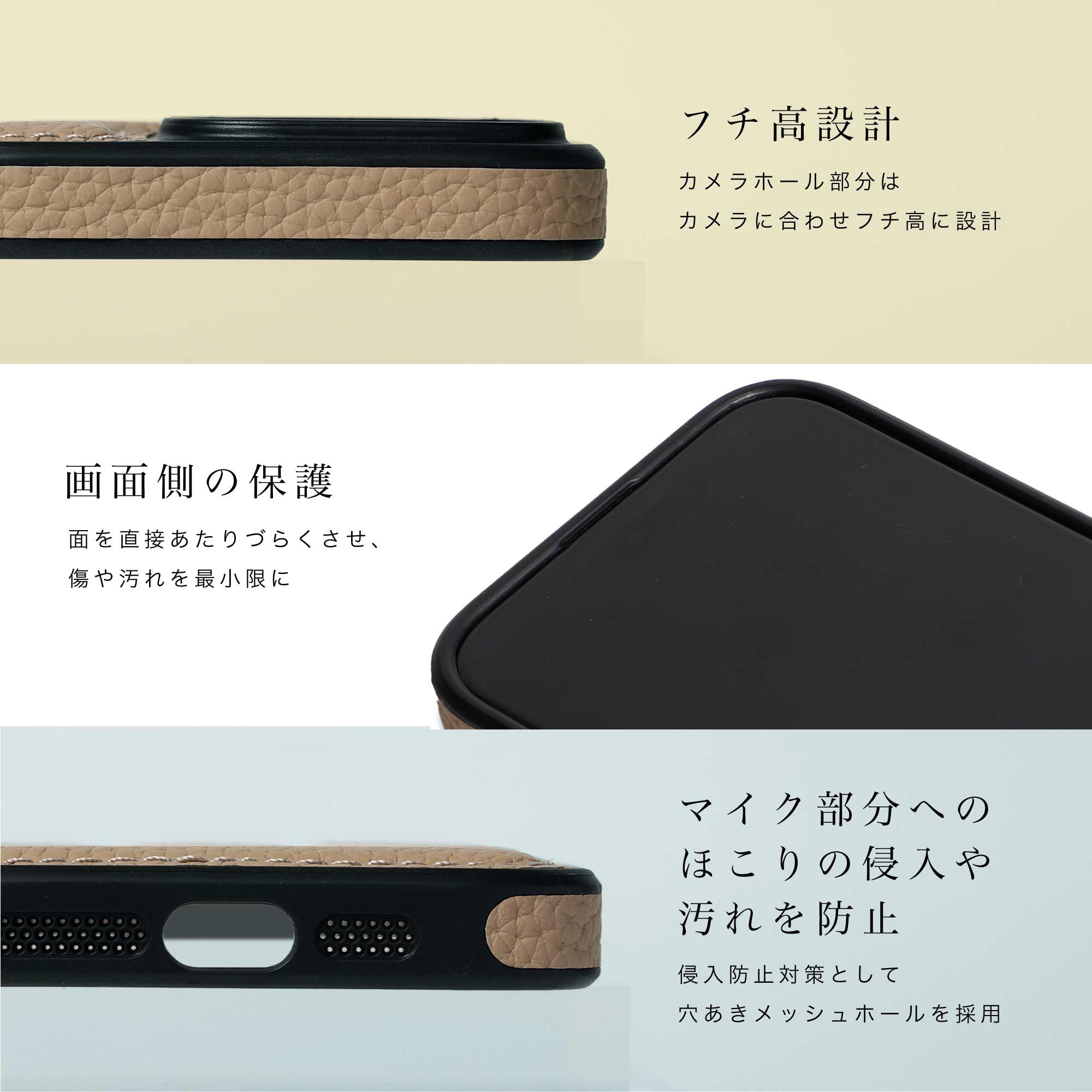 Amazon.co.jp: HANATORA 14 ケース 本革 耐衝撃 バンパー型
