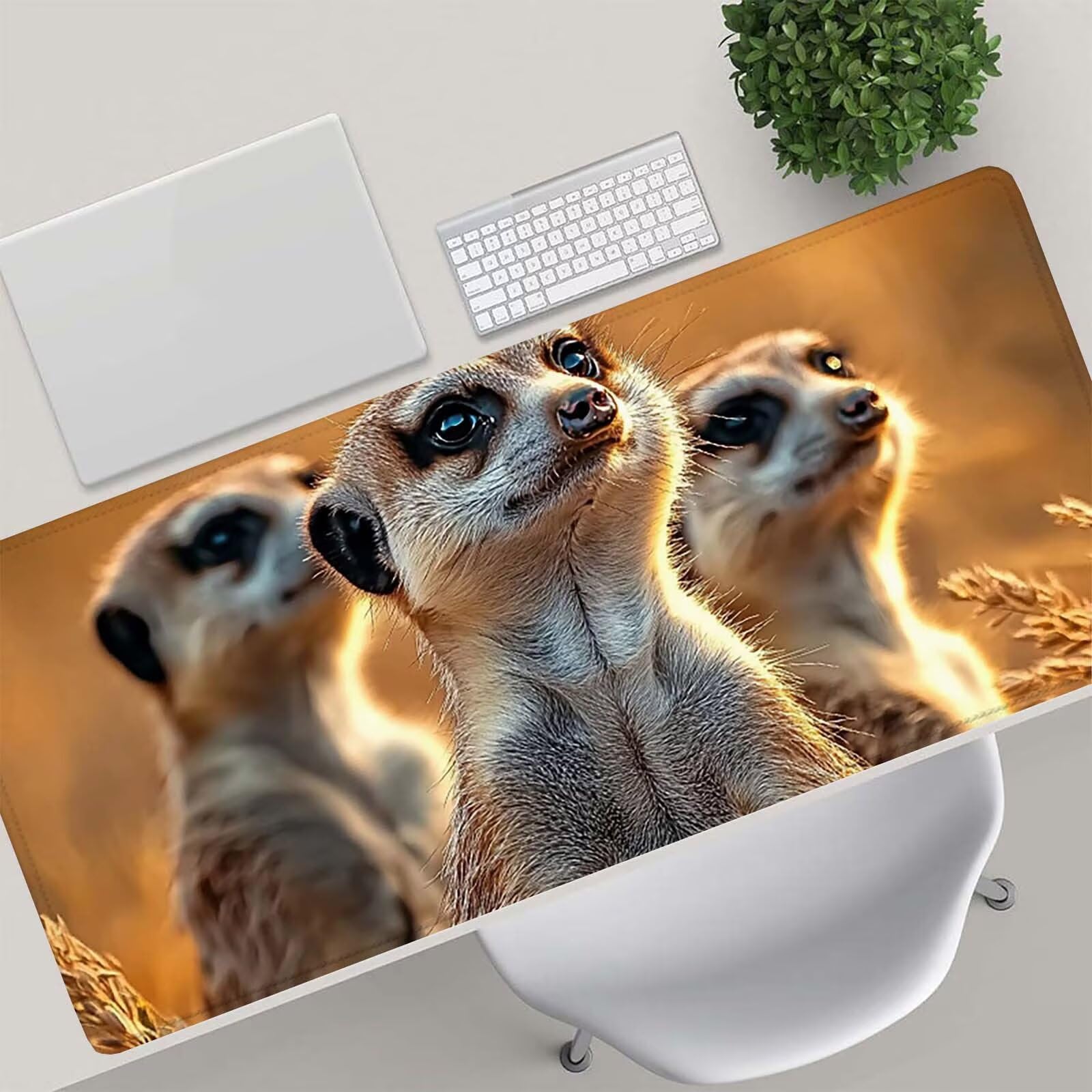 Tappetino Mouse Gaming, 900x450mm Tappetino Mouse XXL animale 0c0-178