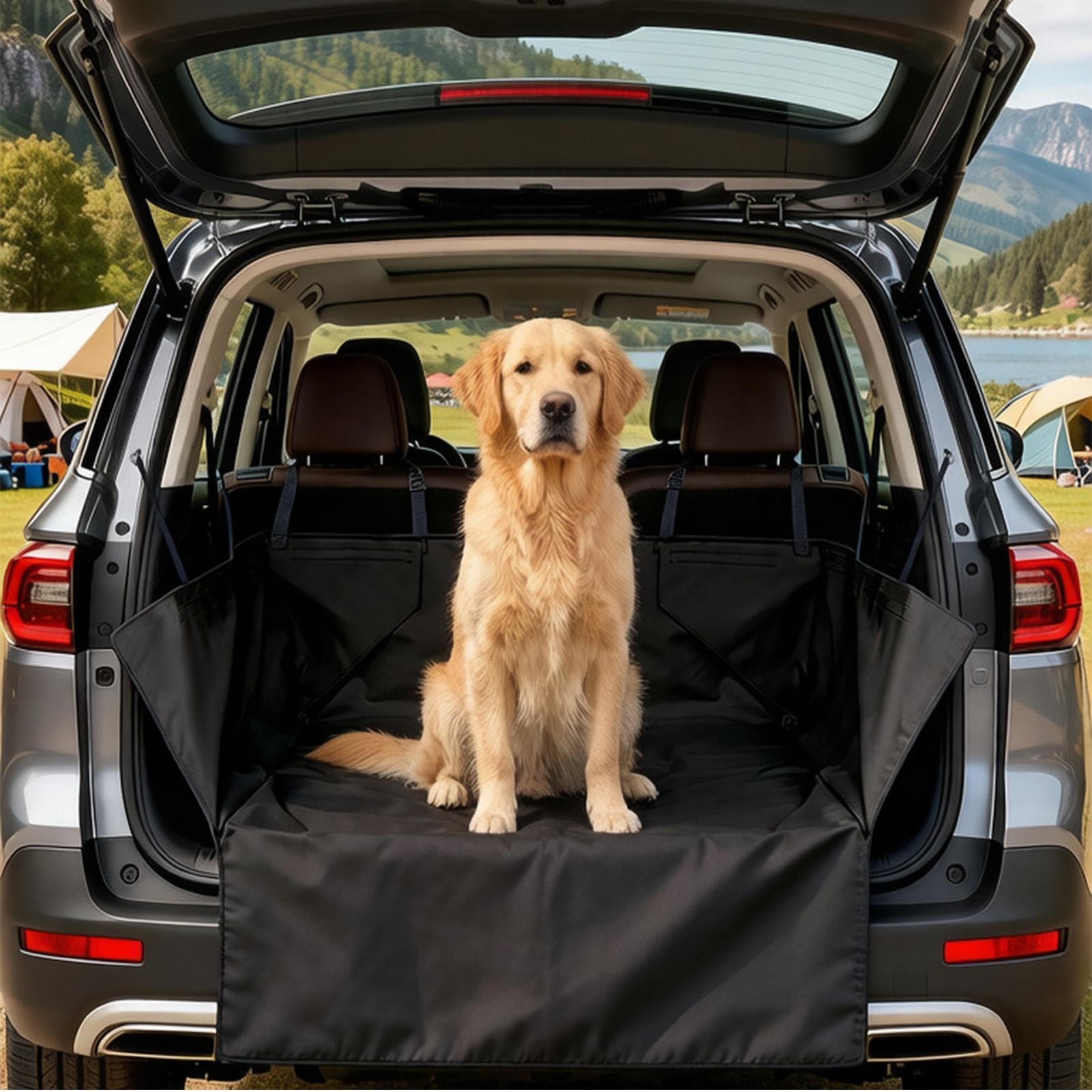 Copertura Bagagliaio Per Cani Tappetino Protettivo Impermeabile Antiscivolo | Tappetino Fodera Bagagliaio SUV Antimacchia e Lavabile Per Il Vano Di Carico Posteriore Di Camion, Auto E Camper