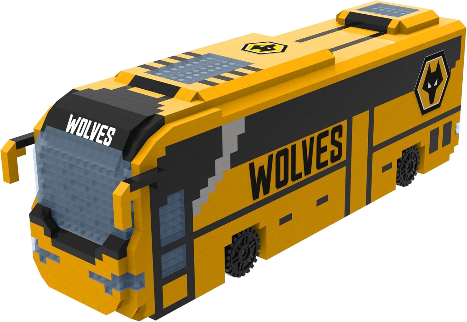  FOCO Officially Licensed Wolverhampton Wanderers FC 3D BRXLZ Bricks Football Coach Toy Model 