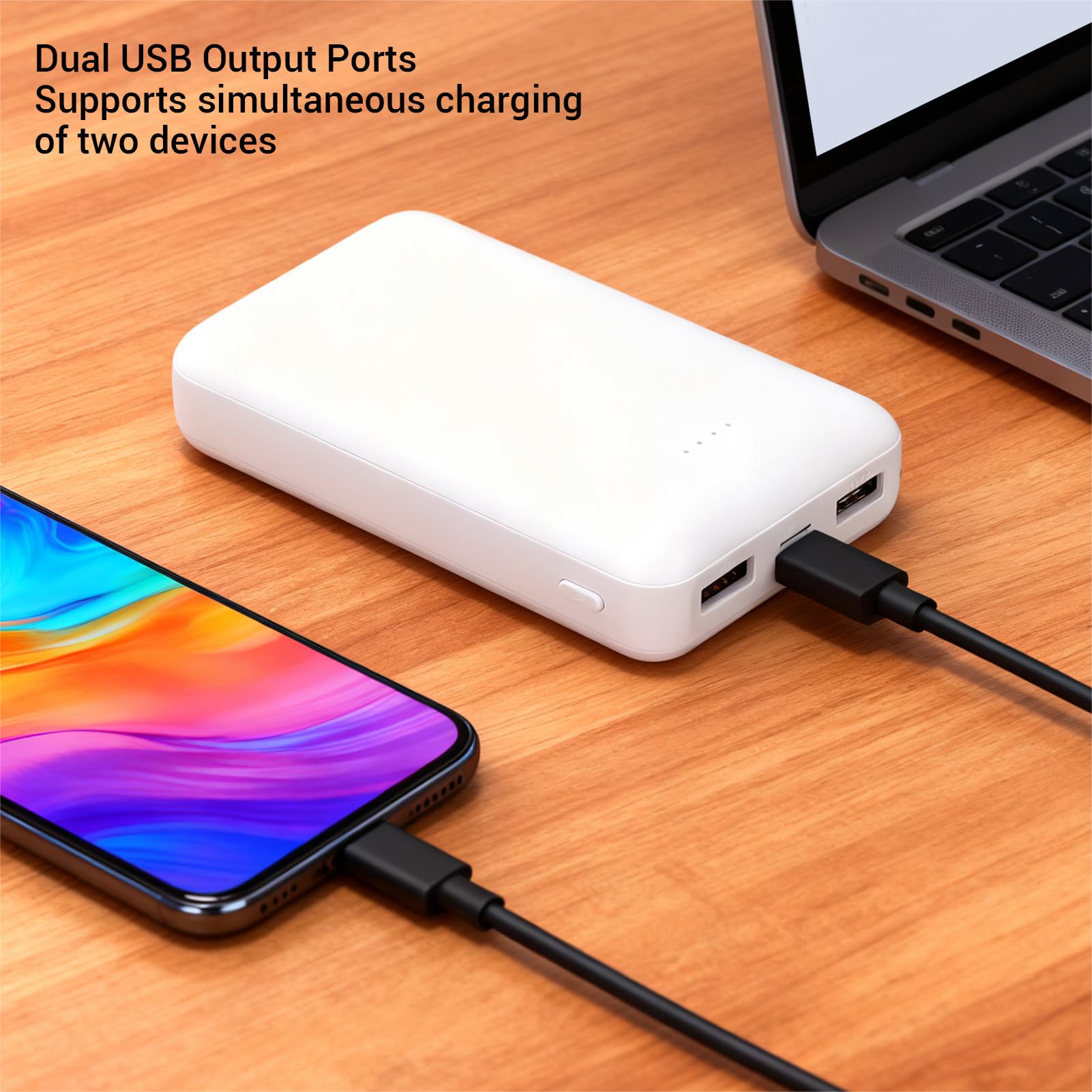 Topiky Batterie Rechargeable, Batterie Externe Portable 10 000 MAh pour Gilet Chauffant, Veste, Pantalon, Gilet Chauffant, Charge Portable à Recharge Rapide pour Vêtements Chauffants, Chaise de