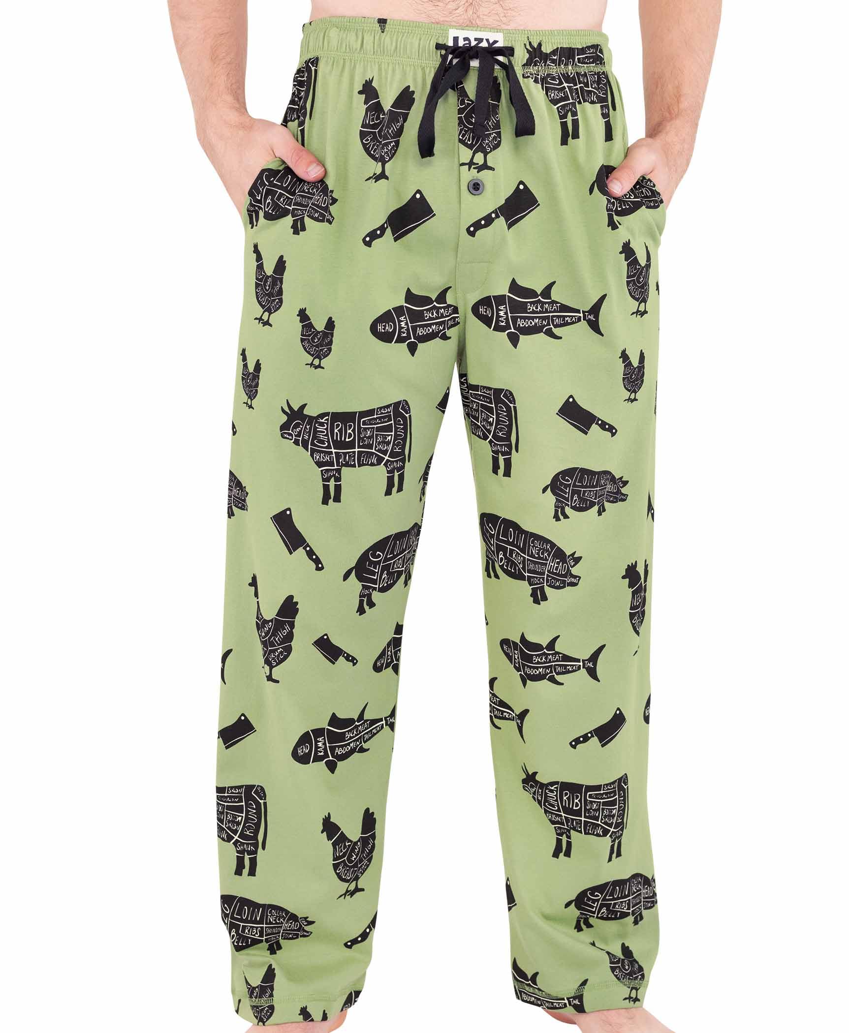 Lazy One Novelty Men's Pajama Pants, Pajama Bottoms for Men