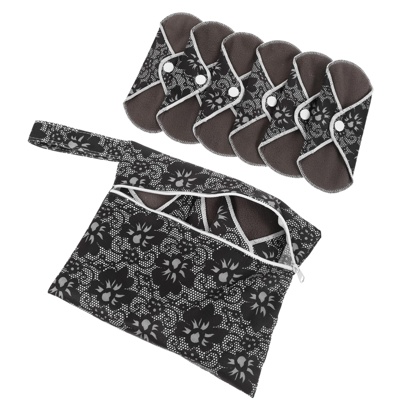MAGICLULU 18 Stk Tante Handtuchset Mädchen Anzug waschbare servietten Sanitär wiederverwendbare Damenbinden waschbare Damenbinden Slipeinlagen Damenbinde für Mädchen Bambus Stilleinlage Pads
