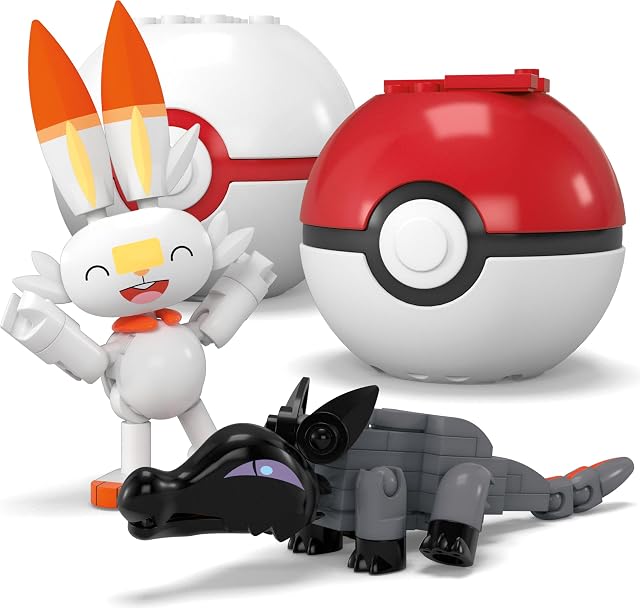 Foto 6 de 6 de Mega Pokémon Equipo de Entrenador de Fuego Pack 4 Pokeballs con Salandit, Scorbunny, Charmander & Litwick