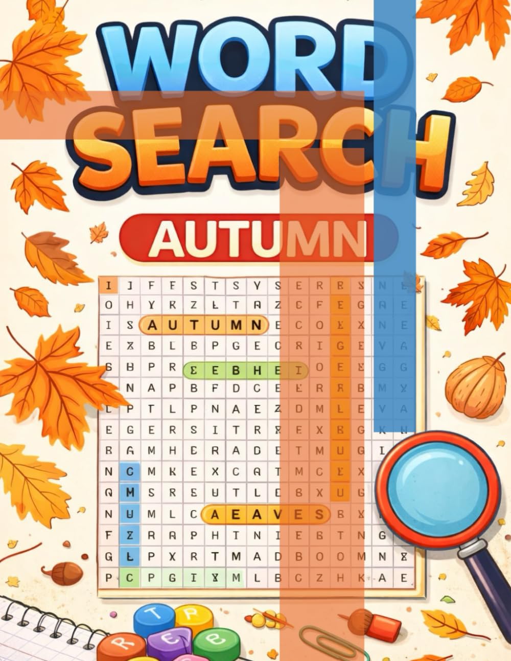 WORD SEARCH — Large Print — Volume 3: 50 Fun and Challenging Word Search Puzzles for Adults & Seniors