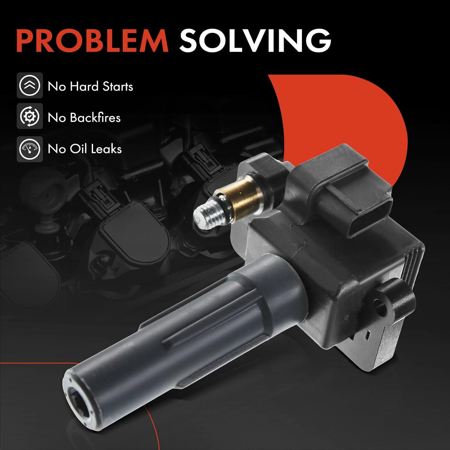 A-Premium Engine Ignition Coil Packs Compatible with Subaru Impreza 2002 H4 2.0L EJ205 Turbo Only 4-PC Set