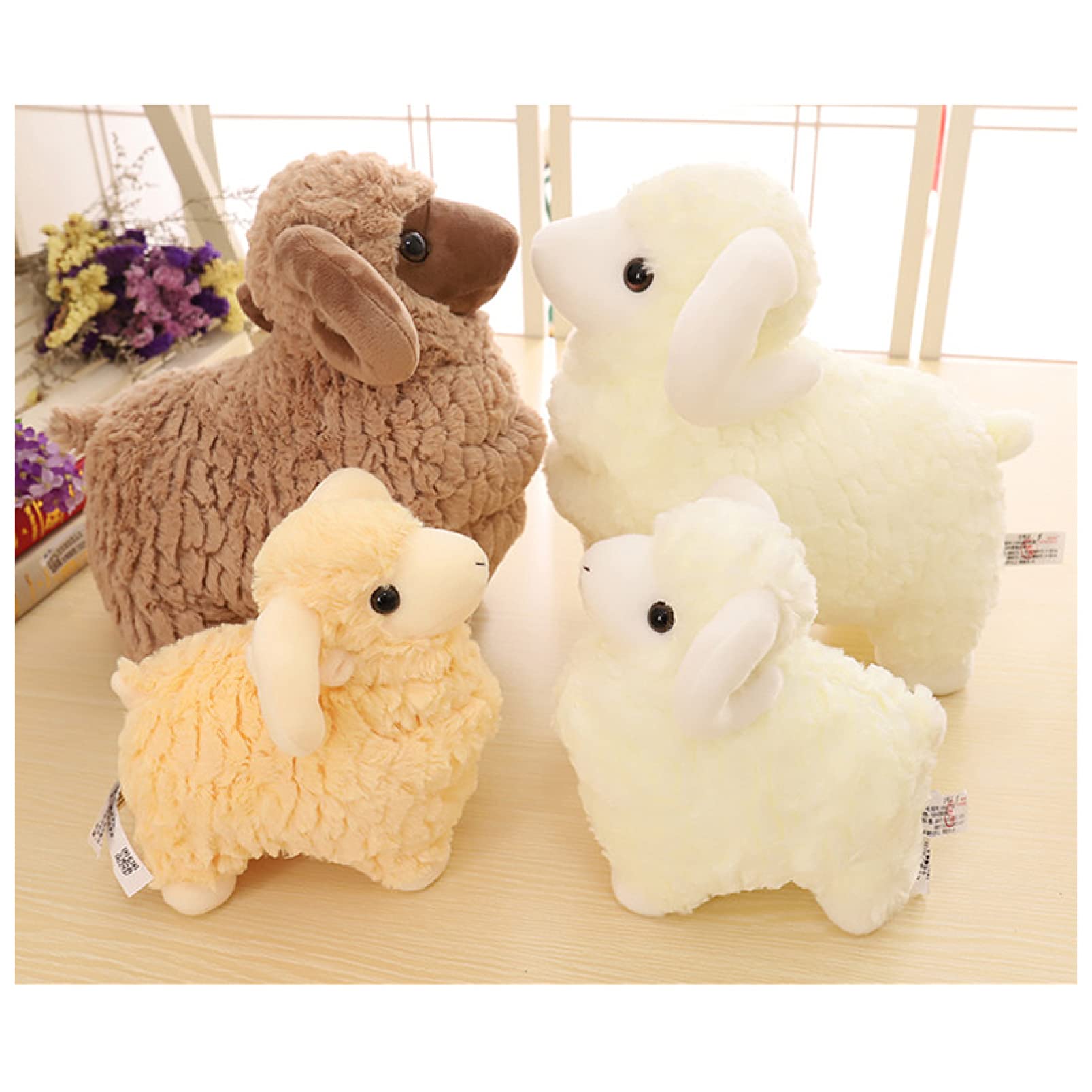 Amazon.co.jp: [FOQW] 羊 ぬいぐるみ 45cm ひつじ リアル ホワイト