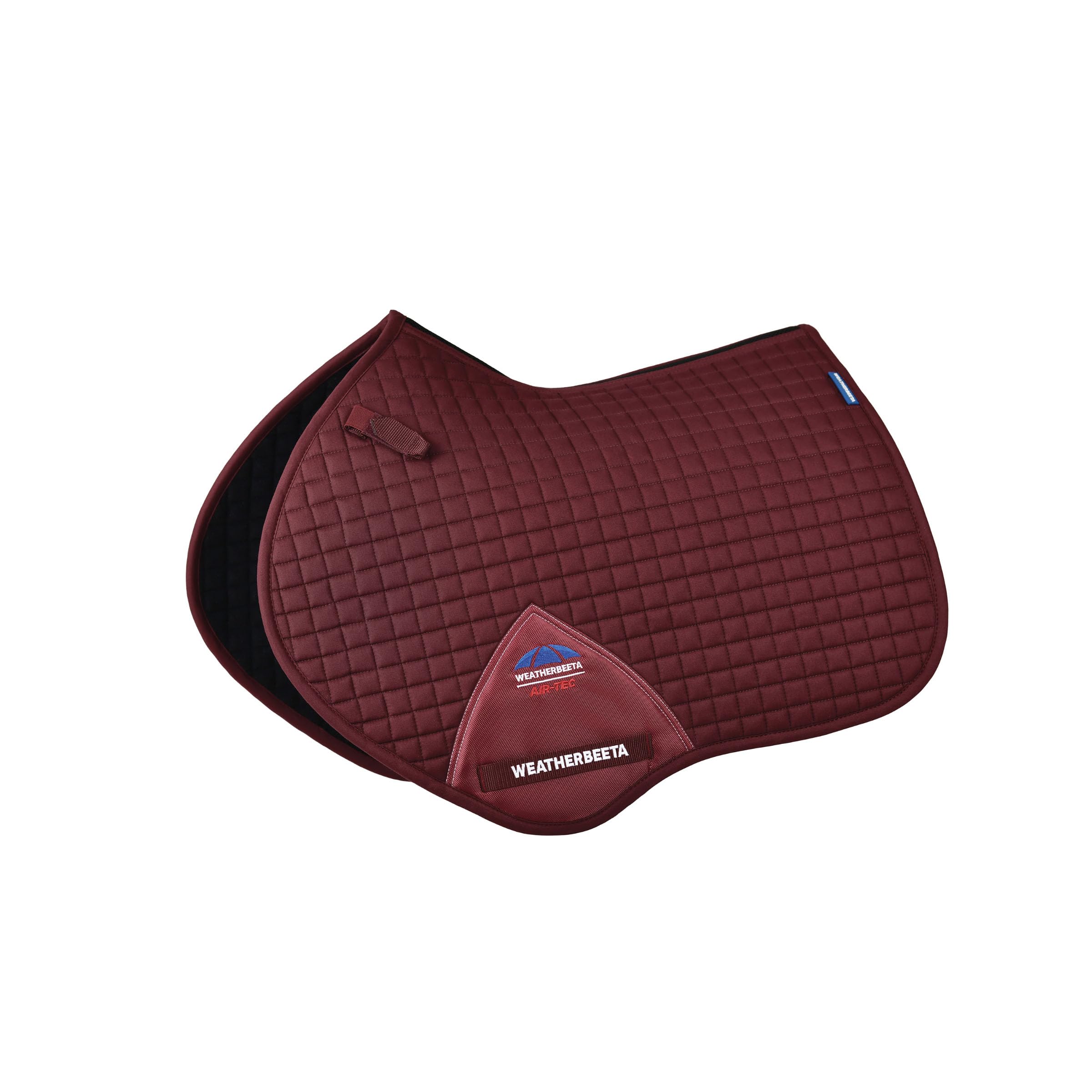 WeatherBeeta Prime Air-Tec Jump Shaped Saddle Pad, Burgundy, Small