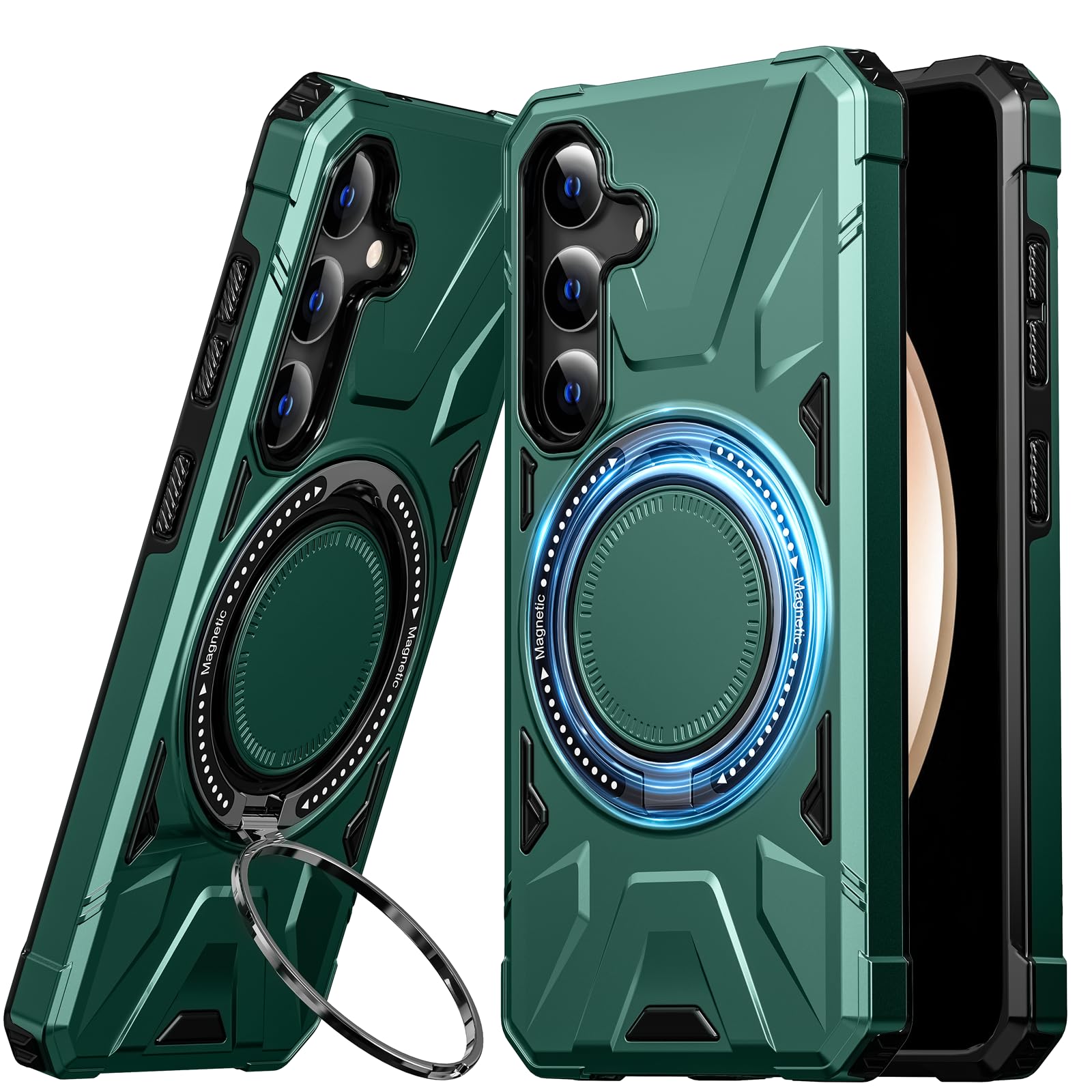 Coque Galaxy S23 FE antichoc DASFOND silicone rigide vert clair