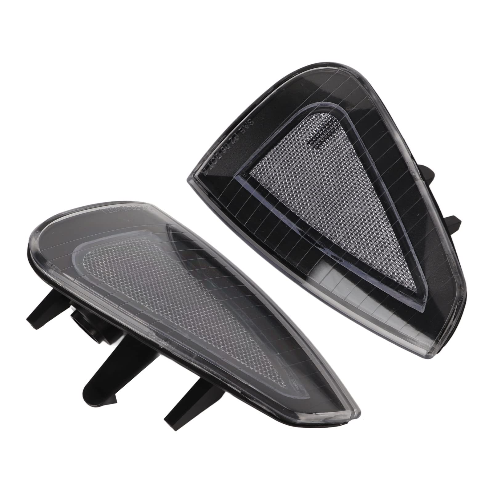 Akozon Akozon2 -Packung Vordere Blinkerleuchten 4806218AD 4806219AD Seitenmarkierungslampe für LX 2006 2010 für zu Hause (WHITE)