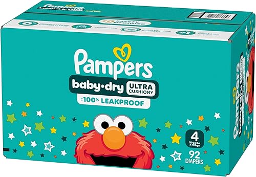 Miniatura 14 de Pampers Pañales - Baby Dry - Tamaño 4, 92 unidades, pañal desechable absorbente para bebés (el embalaje puede variar)