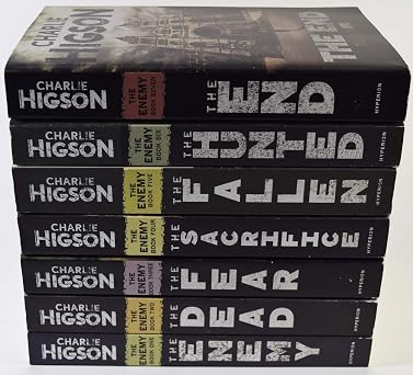 Enemy Book Series Charlie Higson Collection 7 Books Set The Enemy, The Dead, The Fear, The Sacrifies, The Fallen, The Hunted, The End