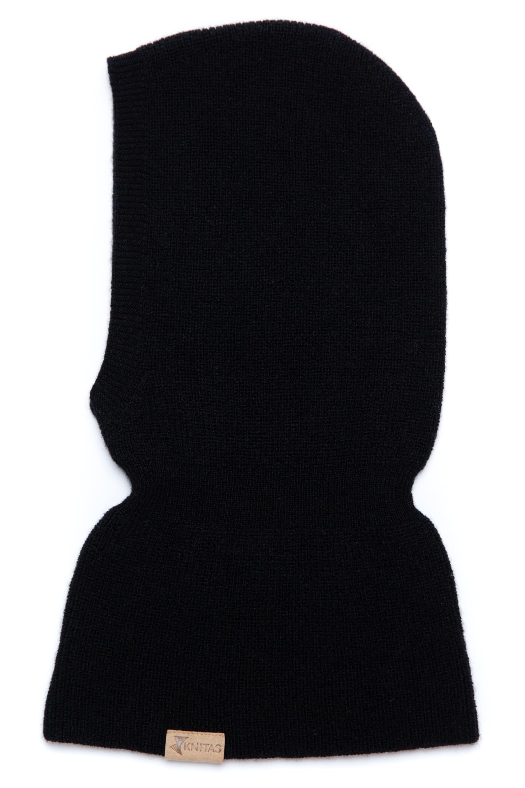 Bonnet tricoté à Une Couche en Laine mérinos et Cachemire (-5+10°C) pour bébés, Tout-Petits I Cagoule Super Douce I Printemps, Automne Chapeau pour Enfant en Beige, Rose, Gris, Fuchsia, Noir