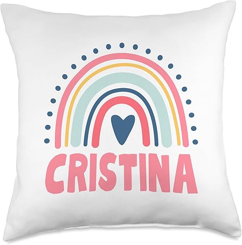 Miniatura 4 de Idea Regalo Personalizzata con Nome Gifts Idea Cristina Name Custom Woman Myth Legend Pink Birthday Party Throw Pillow, 16x16, Multicolor