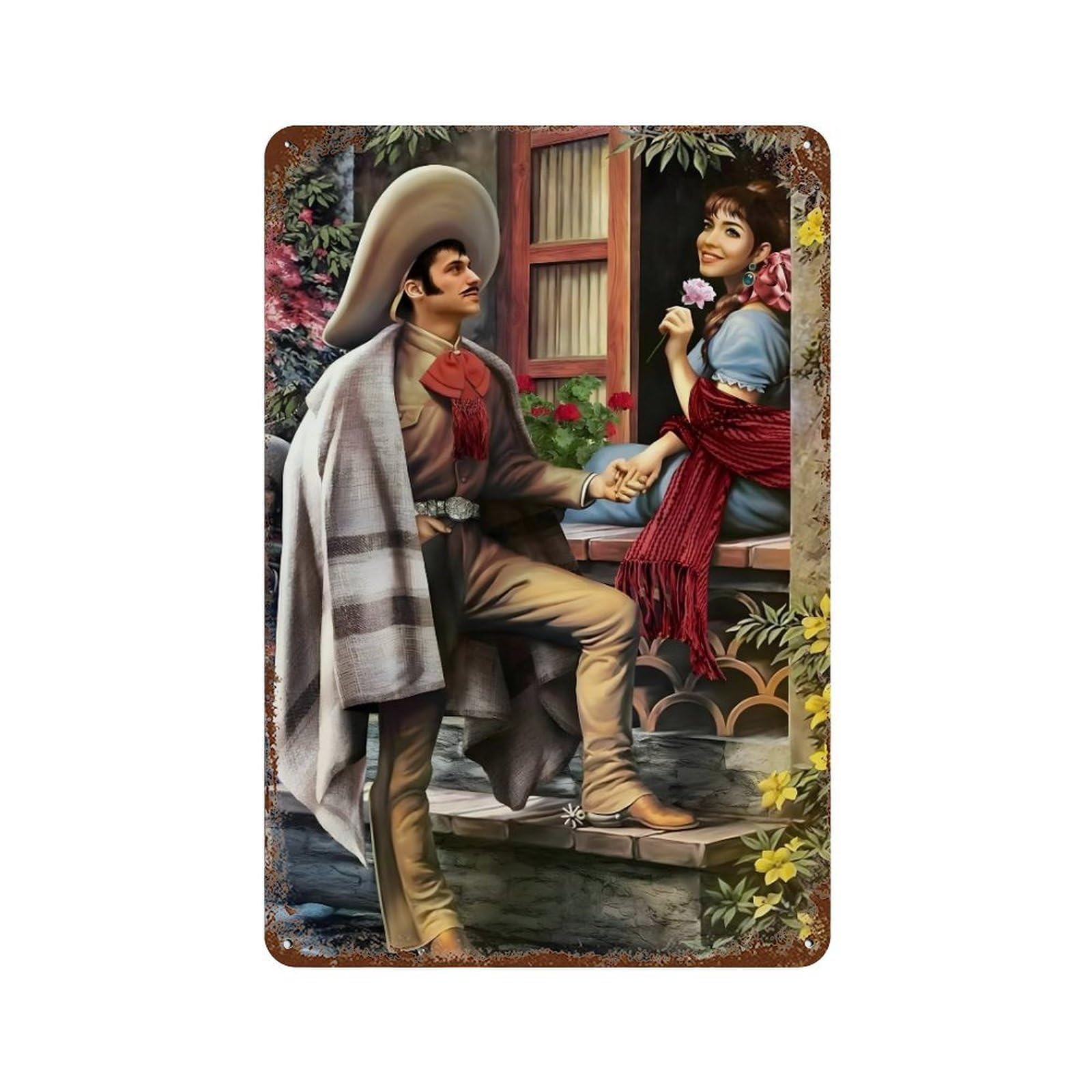 xiaoxiaoshen Jesus Helguera Mexican Painter (7) Wall Decor Art Metal Tin Poster Modern Home Decor Art Home Bar Shop Decorations Vintage Sign 30x20cm