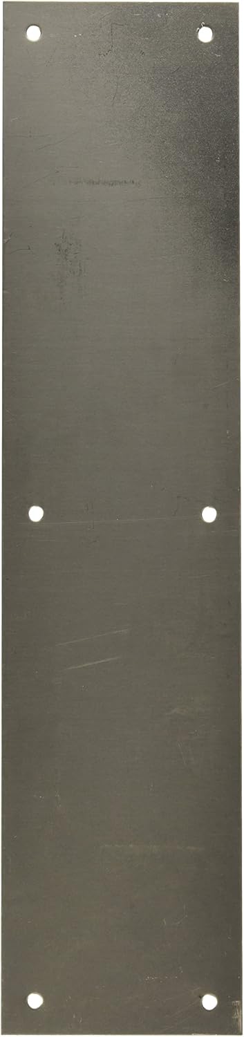 Deltana Push Plate 3-1/2"X 15"Bright Brass, Polished Brass