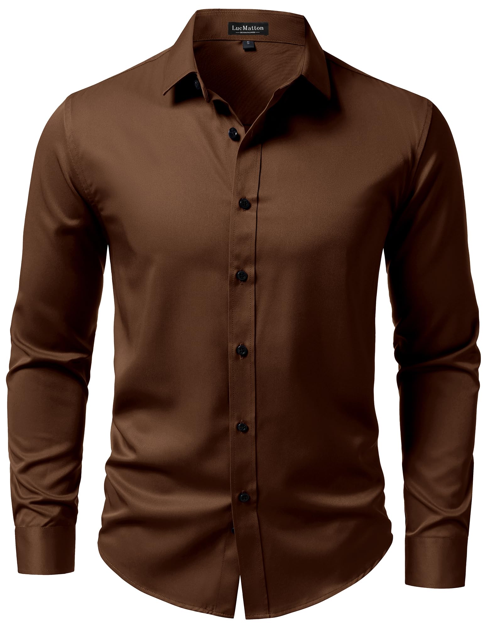 Men's Long Sleeve Button Up Dress Shirt