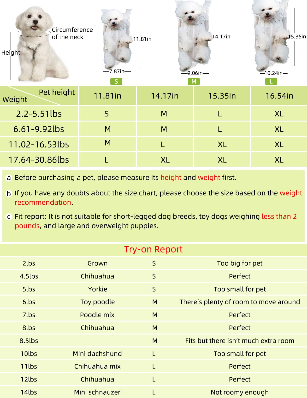 Mochila para Mascotas, Mochila Ajustable para, Mochila Transpirable para Gatos, para Perros pequeños y medianos, Gatos y Cachorros (Beige, Medium)