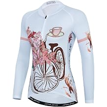 Hotlion Cycling Jersey Long Sleeve Women's Team Bike Shirts Autumn Bicycle Clothing Tops CU1