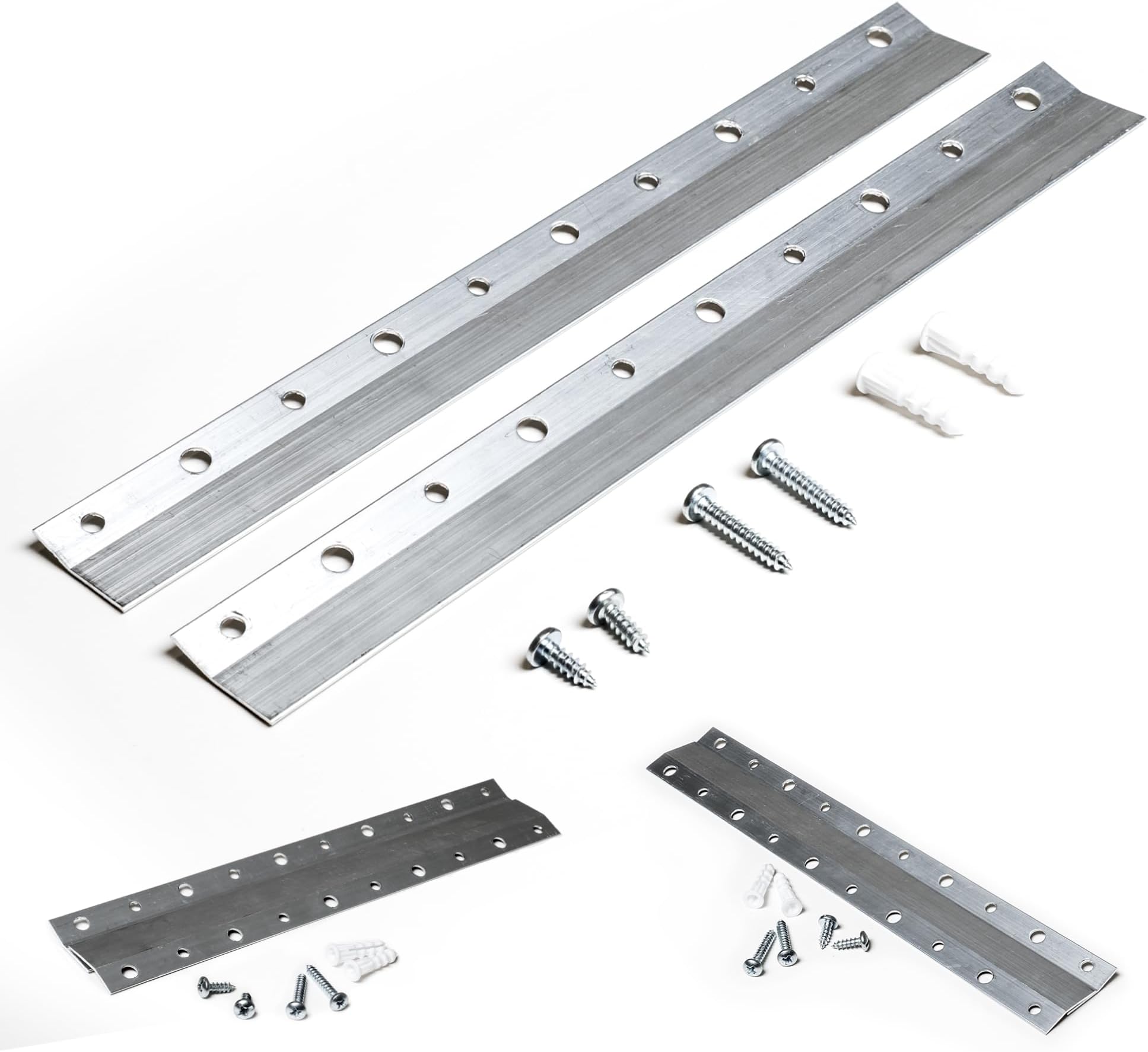 Picture Hang Solutions French Cleat Hanger 10 Inch - 2 Pack - Mirror, Whiteboard, Pallet or Panel Wall Mount Bracket - Z Bar Hanger Supports 50 lbs
