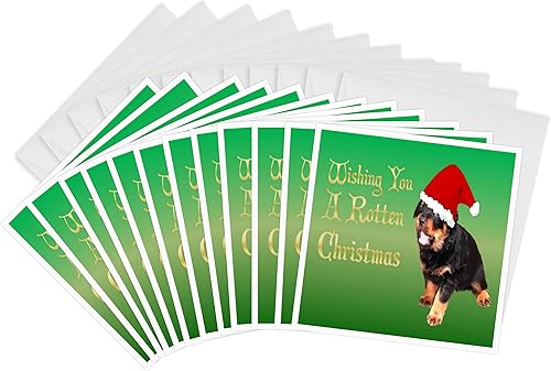 taicheNavidadCachorros de RottweilerRotten NavidadRottweiler Rottweilers Rottie rotties Rottie propietario Rottweiler PuppyTarjetas de felicitación