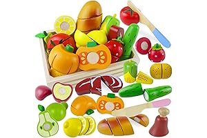 Wooden Play Food Sets for Kids
