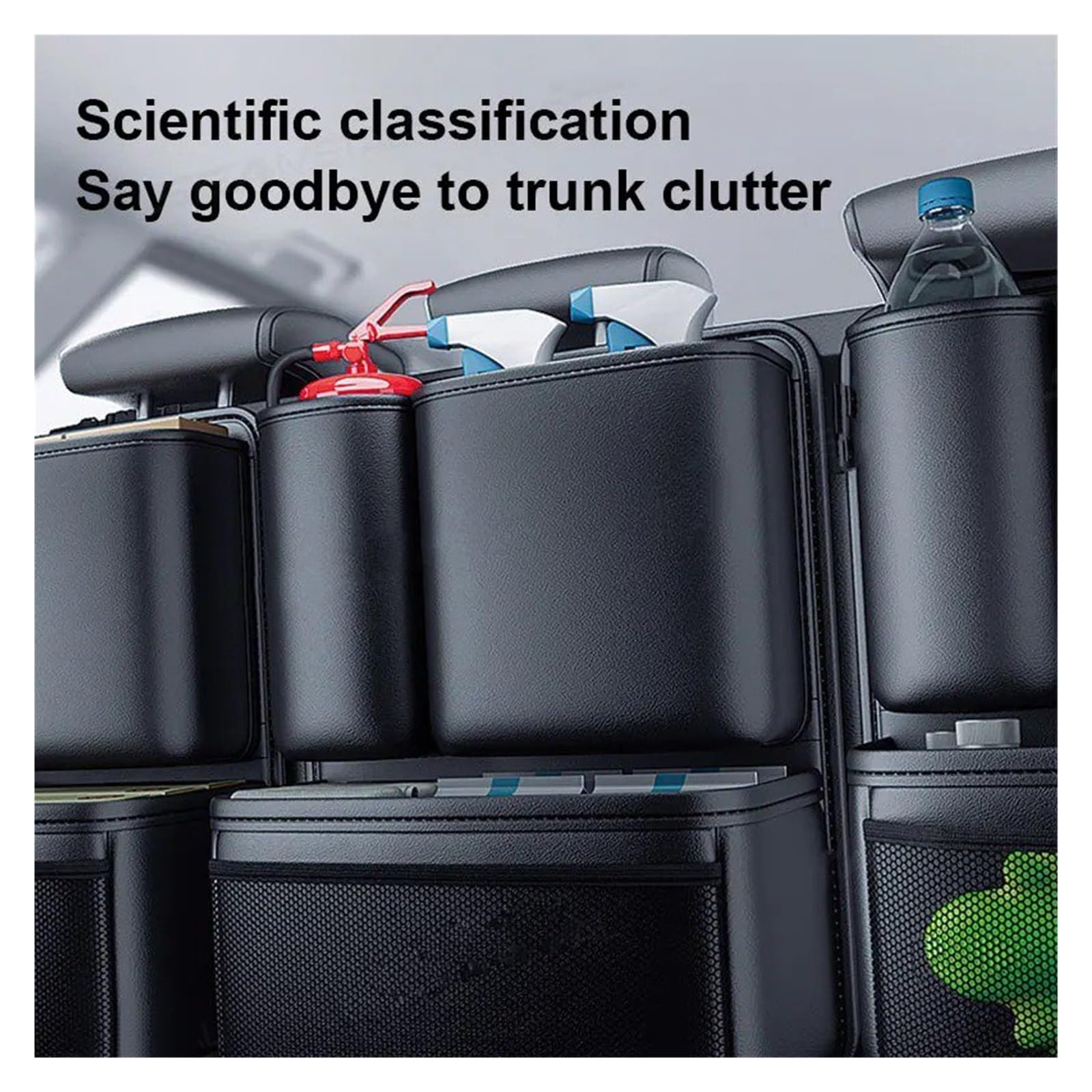 Proteggi Schienale Sedile Auto Organizer Per Bagagliaio In Similpelle