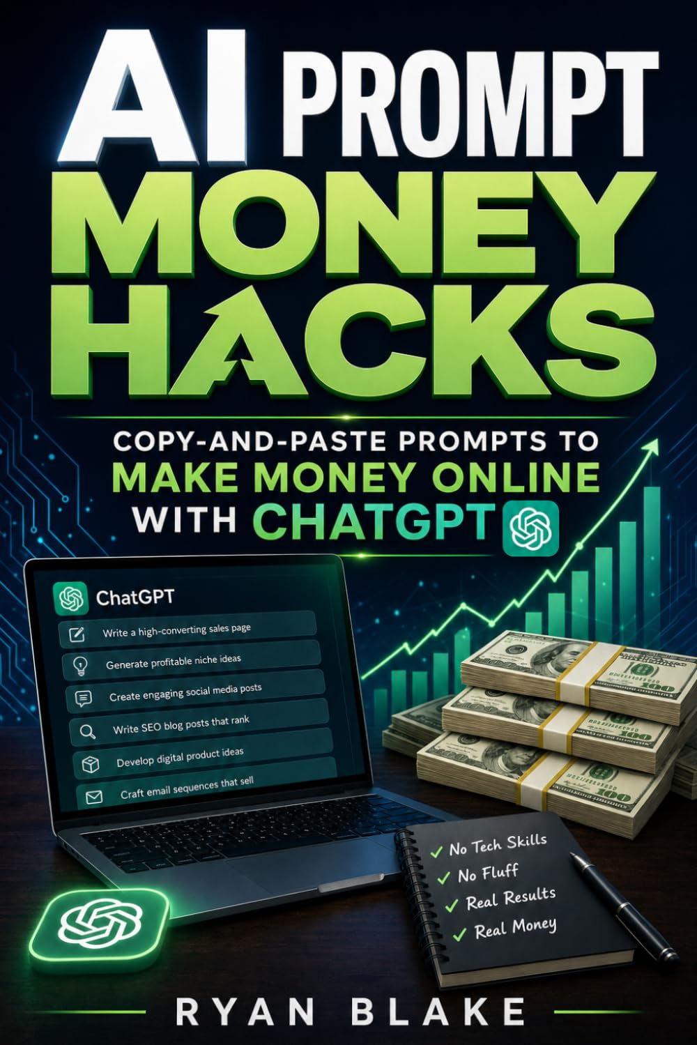 AI Prompt Money Hacks: Copy-and-Paste Prompts to Make Money Online with ChatGPT (AI Money Blueprint Series)