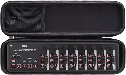 Aproca Funda protectora de viaje dura compatible con KORG nanoKONTROL2 / NANOKEY2WH / nanoPAD2 Slim-Line USB Control Surface/MIDI Pads