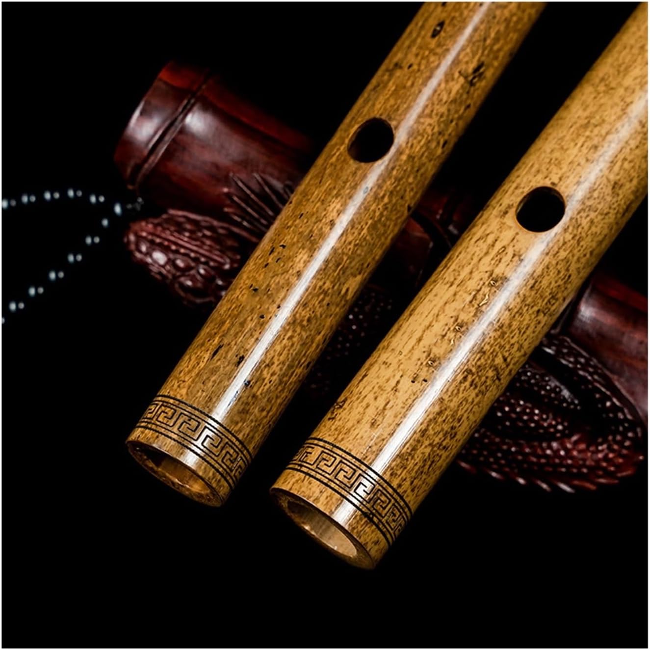 真作】渓涯/甲子祭図/福鼠/ネズミ/恵比寿大黒/掛軸☆宝船☆V-768 JM 真