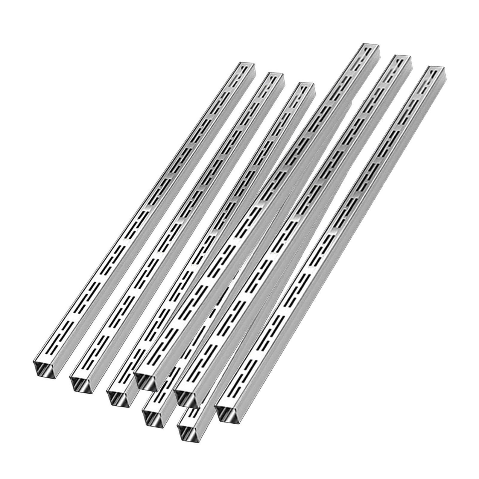 GJZQDKX Slim Stainless Steel Drainage Channel Rainwater Gutter for Walkway with Grate Linear Drain for Pool Patio Yard - 78.74 Inch Drainage Solution