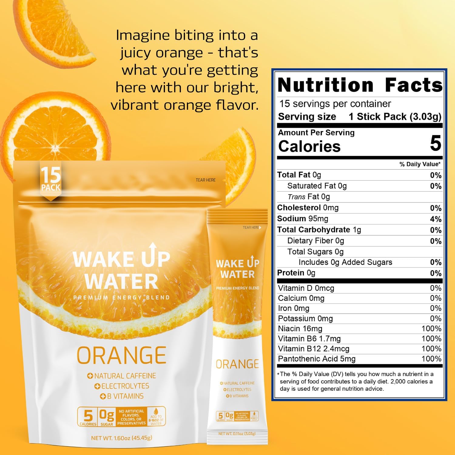 - Energy + Hydrat Sr 15 Pas, Oran Flavor -