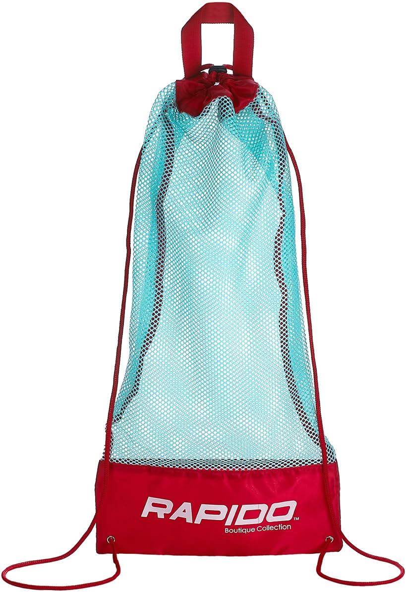 Rapido Marine Junior Open Heel Fins - Turquoise Ruby, Large/X-Large
