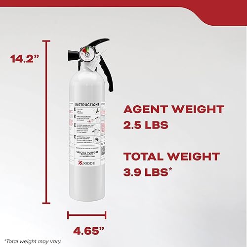 Miniatura 9 de Kidde Extintor de incendios para cocina, residencial, de un solo uso, 711A