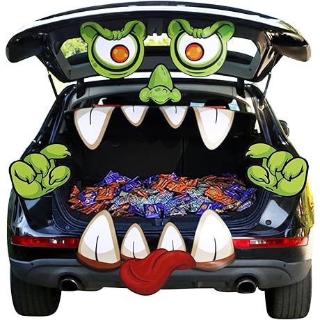 Durable, Foldable Halloween Decorations Kit for SUV