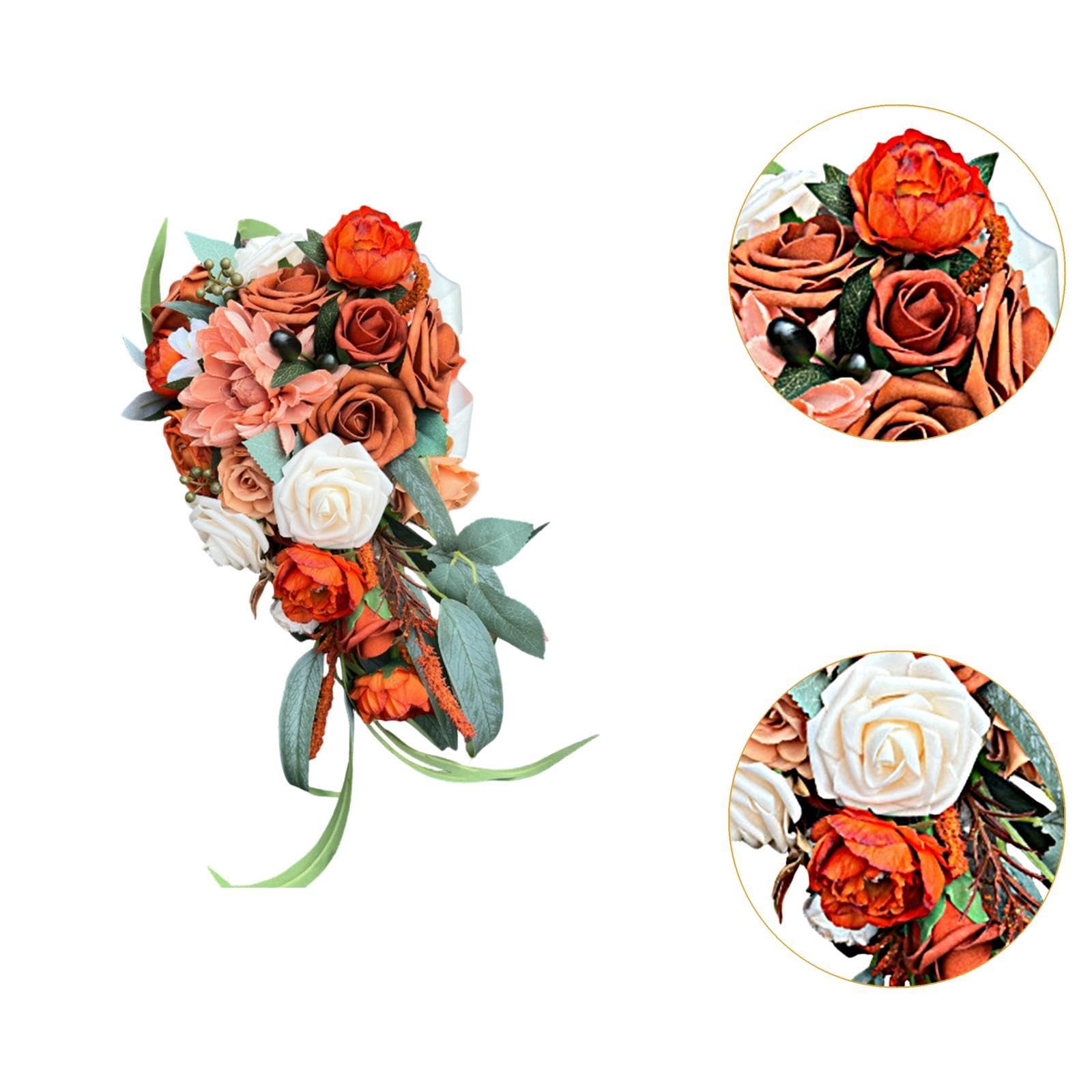 de Flores Artificiales, Accesorios Creativos para Fotos Y Decoraciones para Fiestas, Valentín, Bodas Y Fiestas Temáticas.