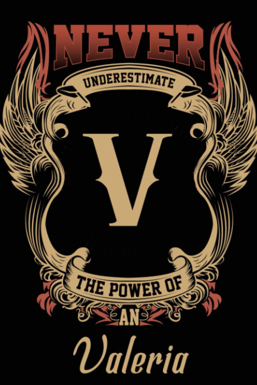 Never underestimate the power of an Valeria: Notebook Planner - Daily Planner Journal, To Do List Notebook, Daily Organizer