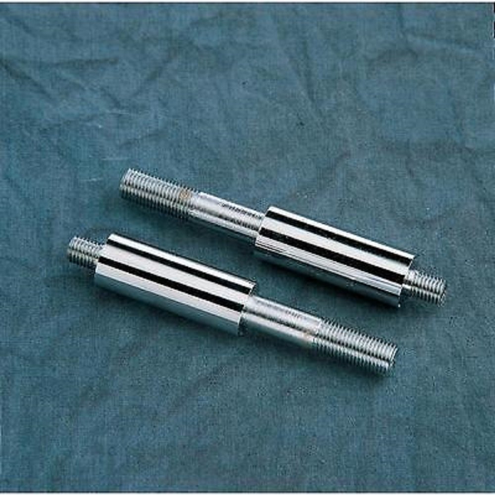 Orange Cycle Parts Pair of Chrome Turn Signal Mounting Studs - Coarse threaded - 5/16in-18 x .407in for Harley