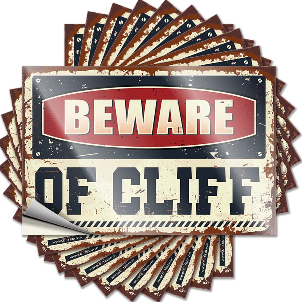 Winter Case Sticker | Beware of Cliff Bookish for Billiard Decor(8X12CM)