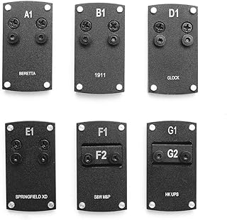 Scope Sight Mount Adapter Plate for Pistol Glock, M1911, Baretta 92, Springfield XD, Smith & Wesson, M&P, HK USP - Ace Hunter