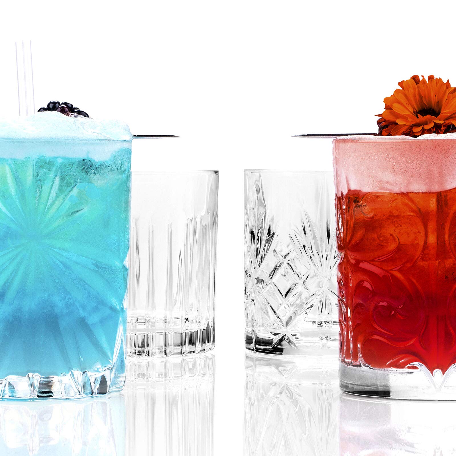 RCR Mixology Crystal Tumblers - Set of 4 -6 RCR Mixology Crystal Tumblers - Set of 4 -6