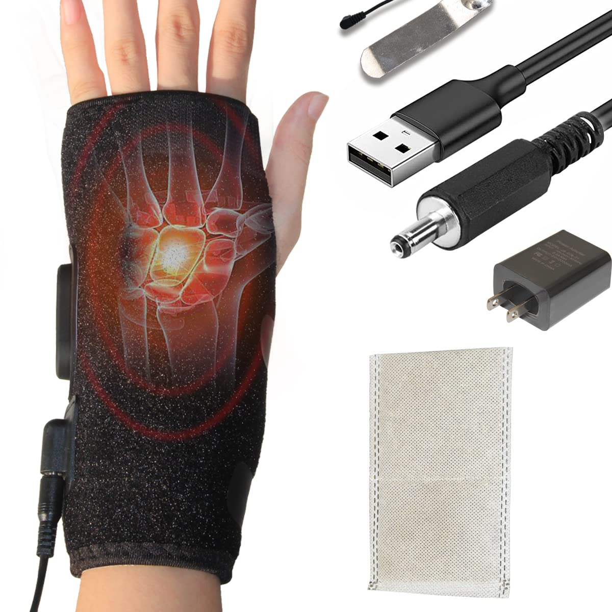 Buy Hand and Wrist Heating Pad Wrap Wrist Heating Pad Wrap, Removable