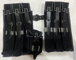 Sandtrooper Black Canvas WWII German MP40 Magazine Ammo Pouch Set Star Trooper Wars Mos Eisley Stormtrooper Cosplay Costuming Sci-Fi - MILITARIA STUFFS