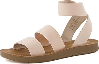 CUSHIONAIRE Women's Indego Stretch Sandal, Nude, 7.5 Price In India