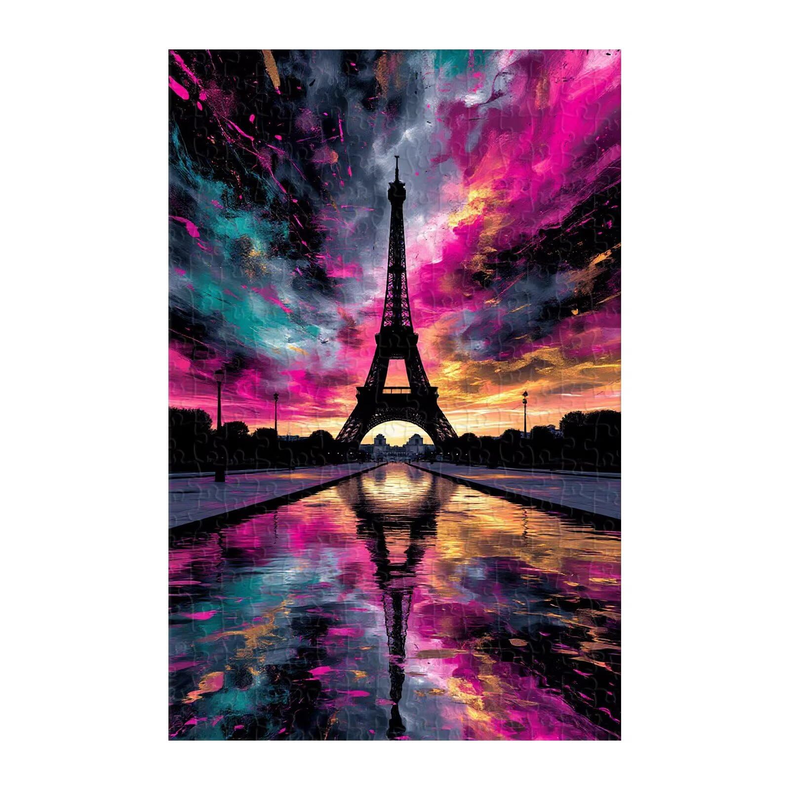 Puzzle 1500 Pezzi, Torre Eiffel Puzzles, Gioco Educativo Sviluppare Osservazione e Logica, Puzzle 1500 Pezzi per Adulti